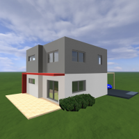 Flachdach 125 Entwurf 1Fleischmann Symbolbild Herz-Immoagentur