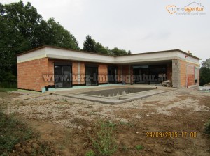 Hanghaus 230 Flachdach Rohbau