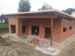 Bungalow 108 Pultdach Rohbau